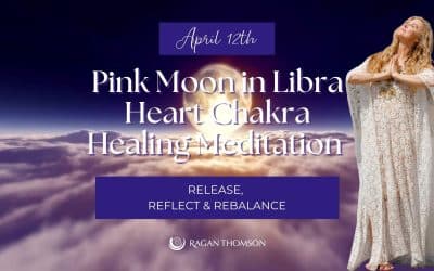 Pink Moon in Libra 🌕 Heart Chakra Healing Meditation | Release, Reflect & Rebalance (April 2025 Full Moon)